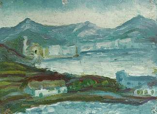 地籍 Cadaques (c.1917)，萨尔瓦多·达利