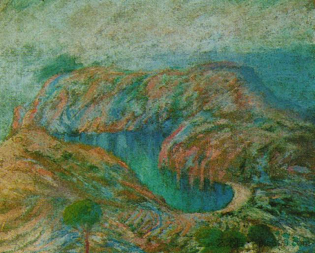 Calanque Jonculs (Cadaques) Calanque Jonculs (Cadaques) (1920)，萨尔瓦多·达利