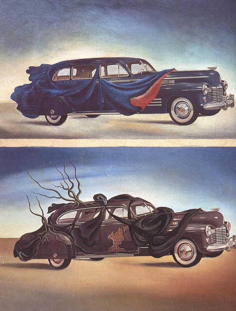汽车服装（服装汽车） Car Clothing (Clothed Automobile) (1941)，萨尔瓦多·达利