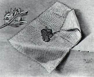 康乃馨和金布 Carnation and Cloth of Gold (1950)，萨尔瓦多·达利