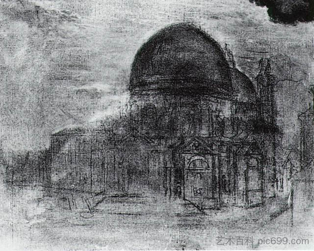 大教堂(未完成) Cathedral (unfinished) (c.1960),萨尔瓦多·达利