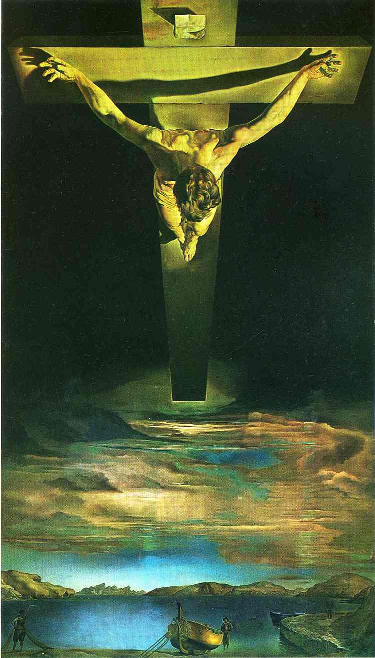 十字架的圣约翰基督 Christ of St. John of the Cross (1951)，萨尔瓦多·达利