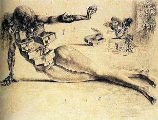抽屉之城 City of drawers (1936)，萨尔瓦多·达利