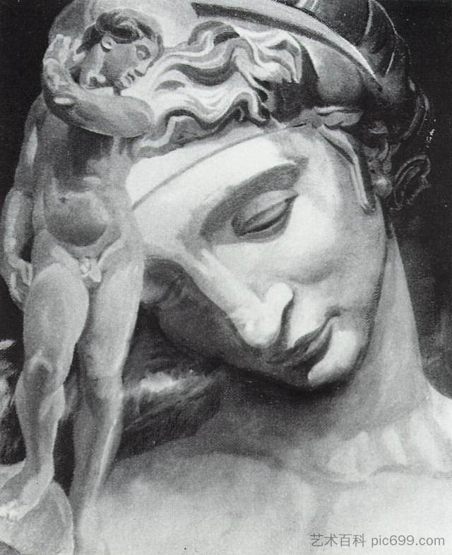 经典人物头像(未完成) Classic Figure and Head (unfinished) (1981 - 1982),萨尔瓦多·达利