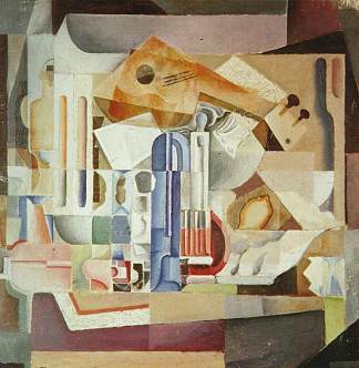 水晶静物 Crystalline Still Life (1923)，萨尔瓦多·达利