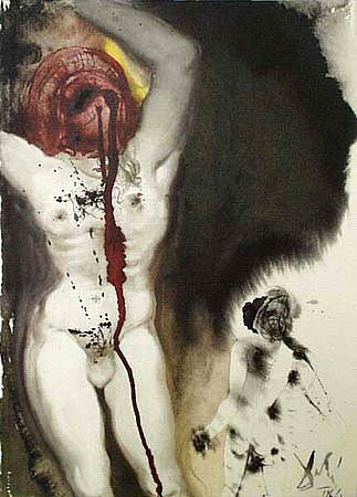 大卫和非利士人（撒母耳记上 17:43） David et Philistaeus (1 Samuel 17:43) (1964 – 1967)，萨尔瓦多·达利