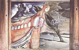 《罗密欧与朱丽叶》的装饰 Decor for ‘Romeo et Juliet’ (1942)，萨尔瓦多·达利