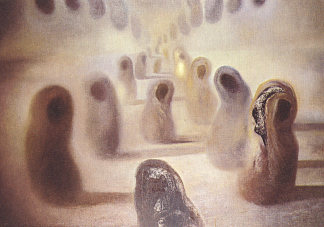 去氧核糖核酸阿拉伯人 Desoxyribonucleic Acid Arabs (c.1963)，萨尔瓦多·达利
