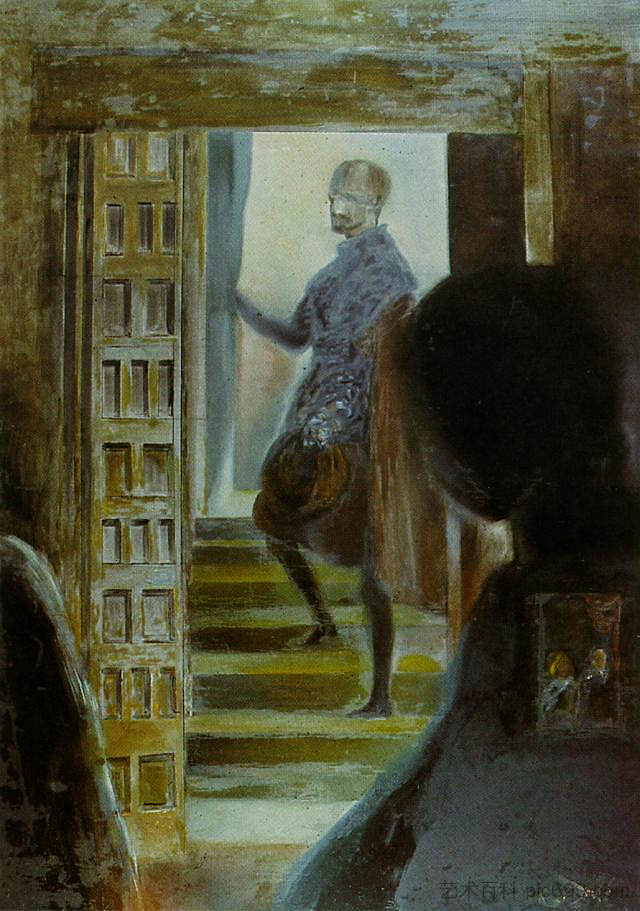唐·何塞·涅托·委拉斯开兹(Don Jose Nieto Velazquez)选自委拉斯开兹的《拉斯梅尼纳斯》(Las Meninas) Don Jose Nieto Velazquez from 'Las Meninas' by Velazquez (1982),萨尔瓦多·达利