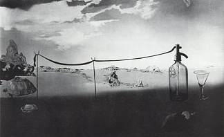 魔法海滩（长，虹吸） Enchanted Beach (Long, Siphon) (1937)，萨尔瓦多·达利