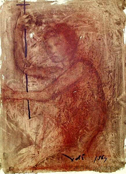 孩子,你是至高者的预言吗(路加福音 1:76) Er tu, puer, prophetia altissimi (Luke 1:76) (1964),萨尔瓦多·达利