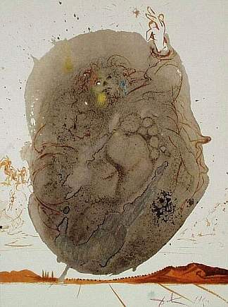 人格（创世记1：26） Faciamus hominem (Genesis 1:26) (1964)，萨尔瓦多·达利
