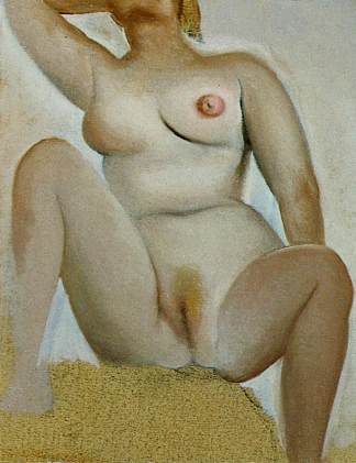 女性坐姿裸体 Female Seated Nud (c.1960)，萨尔瓦多·达利