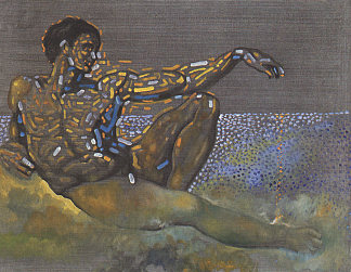 灵感来自西斯廷教堂天花板上的亚当 Figure Inspired by the Adam of the Ceiling of the Sistine Chapel (1982)，萨尔瓦多·达利