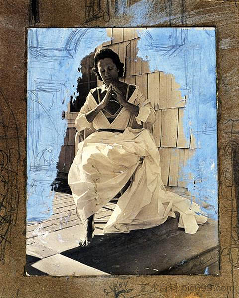 加拉 饰 利加特港的麦当娜 Gala as Madonna of Port Lligat (1950),萨尔瓦多·达利