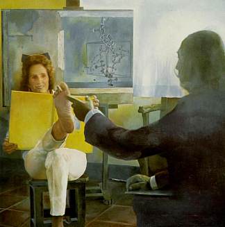 加拉的脚(右图) Gala’s Foot (right panel) (1974)，萨尔瓦多·达利