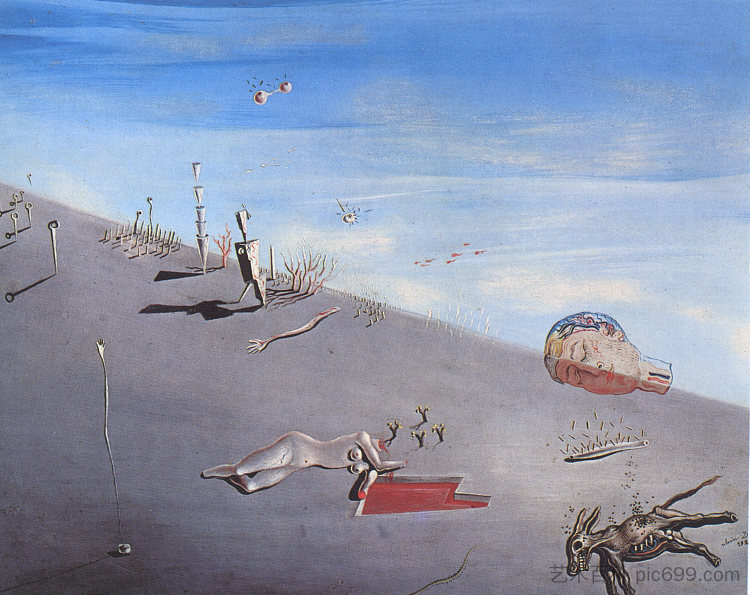 研究“蜂蜜比血更甜” Study for "Honey is Sweeter than Blood" (1926),萨尔瓦多·达利