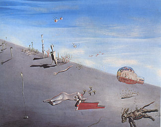研究“蜂蜜比血更甜” Study for “Honey is Sweeter than Blood” (1926)，萨尔瓦多·达利