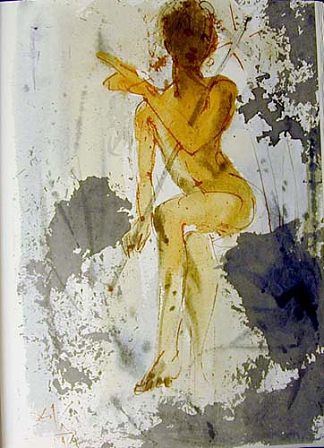 以利亚（马可福音1：4） Ipse erat Elias (Mark 1:4) (1964 – 1967)，萨尔瓦多·达利