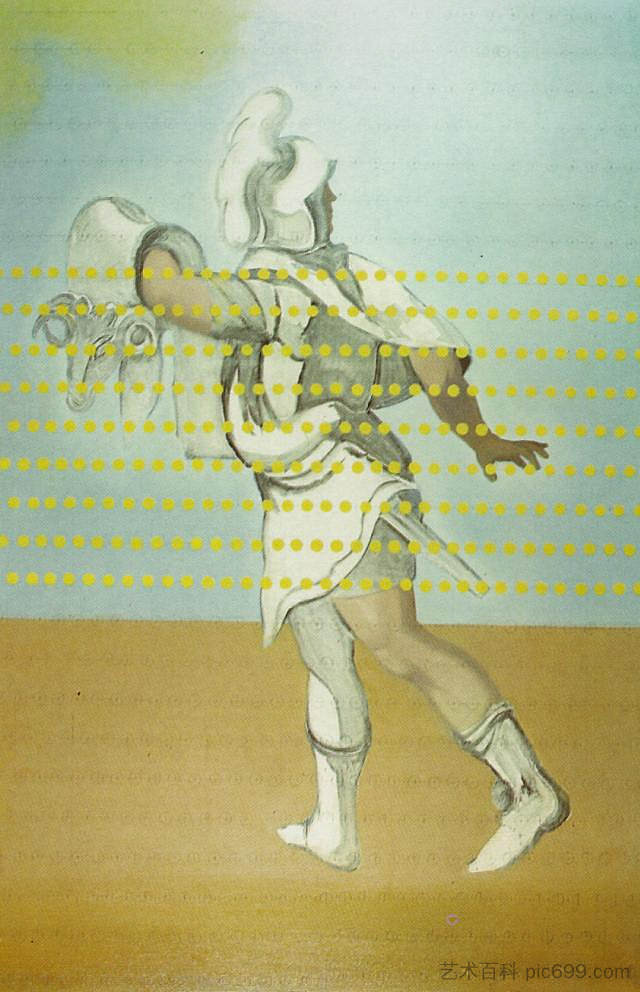 伊阿宋背着金羊毛(未完成) Jason Carrying the Golden Fleece (unfinished) (c.1981),萨尔瓦多·达利