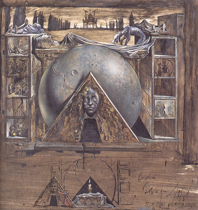 朱丽叶墓 Juliet's Tomb (1942),萨尔瓦多·达利