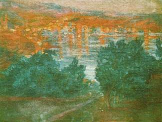景观 – 地壳 Landscape – Cadaques (1922)，萨尔瓦多·达利