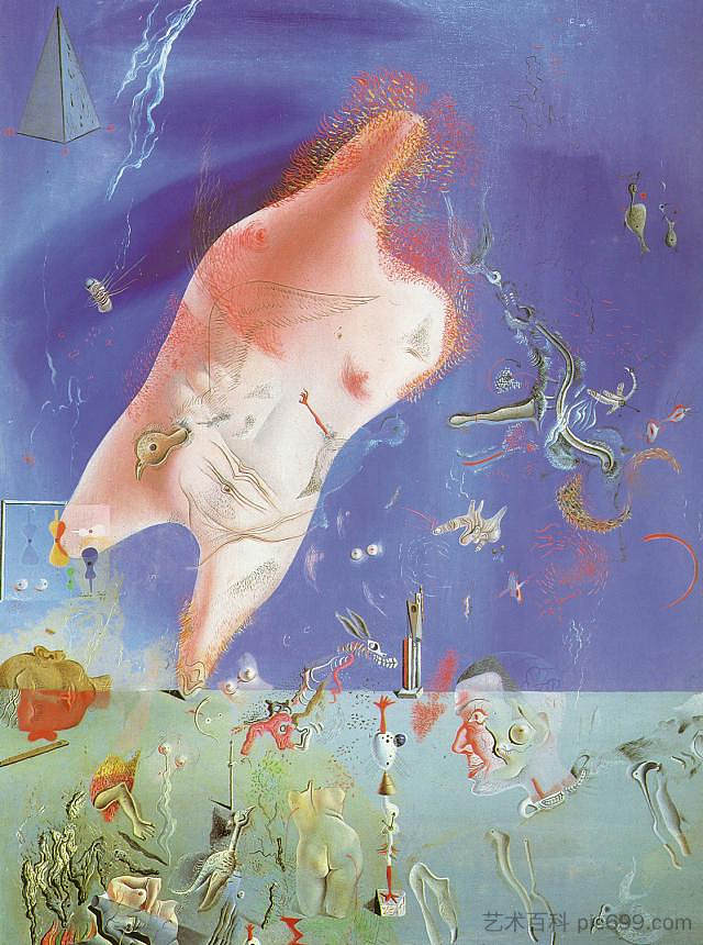 小辛德斯(塞尼西塔斯) Little Cinders (Senicitas) (1927 - 1928),萨尔瓦多·达利