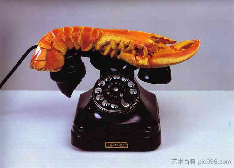 龙虾电话 Lobster Telephone (1938)，萨尔瓦多·达利