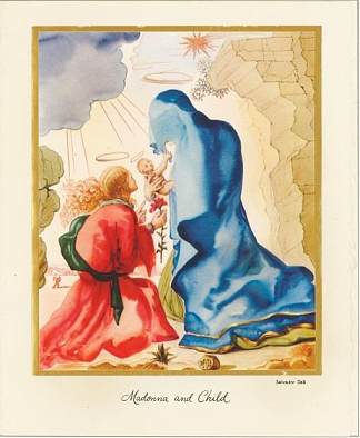 麦当娜和孩子 Madonna and Child (1947)，萨尔瓦多·达利