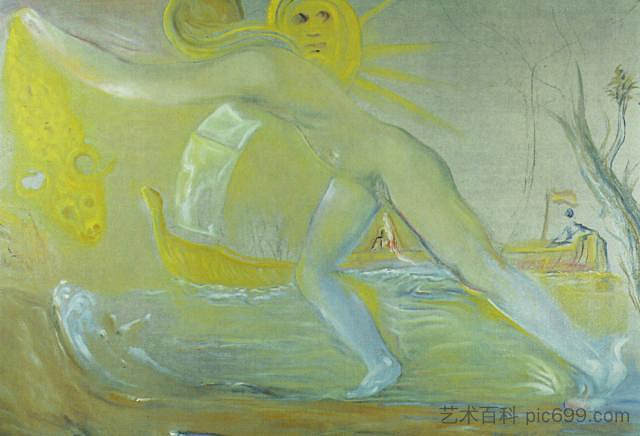 美狄亚或伊阿宋占有金羊毛 Medea or Jason Taking Possession of the Golden Fleece (1981),萨尔瓦多·达利