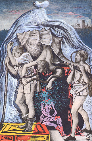 乔瓦尼·贝里尼五寓言的蜕变 Metamorphosis of the Five Allegories of Giovanni Bellini (1939)，萨尔瓦多·达利