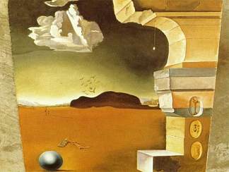 海伦娜·鲁宾斯坦的壁画（面板2） Mural Painting for Helena Rubinstein (panel 2) (1942)，萨尔瓦多·达利