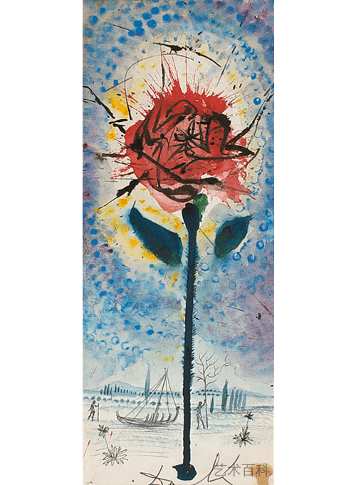神秘的玫瑰 Mystic Rose (1959),萨尔瓦多·达利