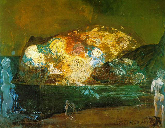 克鲁角的裸体人物 Nude Figures at Cape Creus (1970),萨尔瓦多·达利