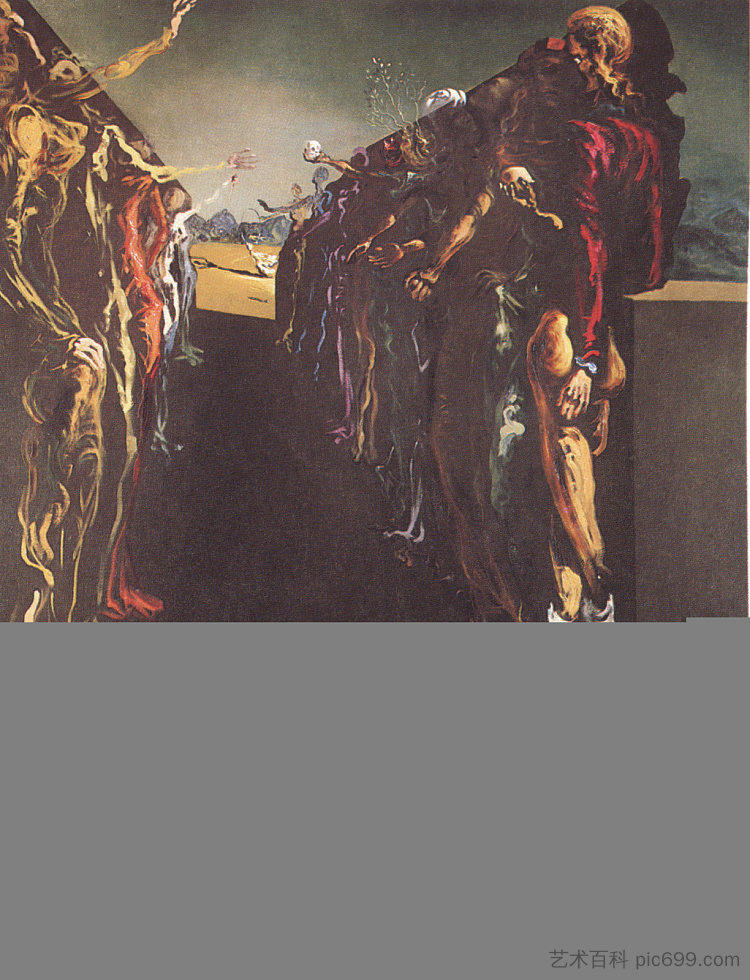 帕拉迪奥的塔利亚·科里多 Palladio's Thalia Corridoe (1938),萨尔瓦多·达利