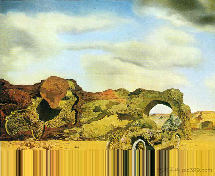 偏执的批判孤独 Paranoiac Critical Solitude (1935),萨尔瓦多·达利