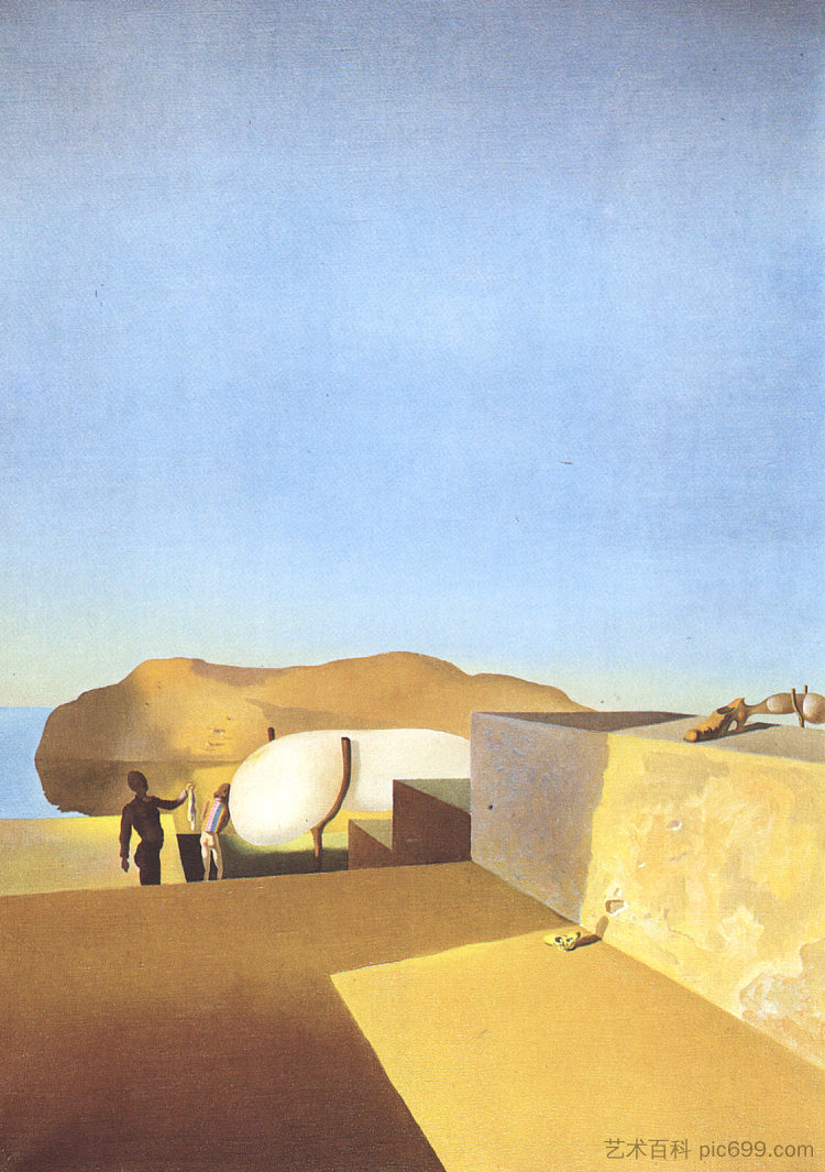 晴朗天气的持续性 Persistence of Fair Weather (c.1934),萨尔瓦多·达利