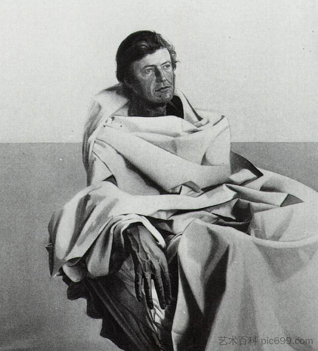 布莱恩·默瑟博士的肖像 Portrait of Dr. Brian Mercer (1973),萨尔瓦多·达利