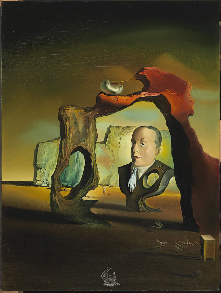 爱德华·瓦瑟曼的肖像 Portrait of Edward Wassermann (1933)，萨尔瓦多·达利