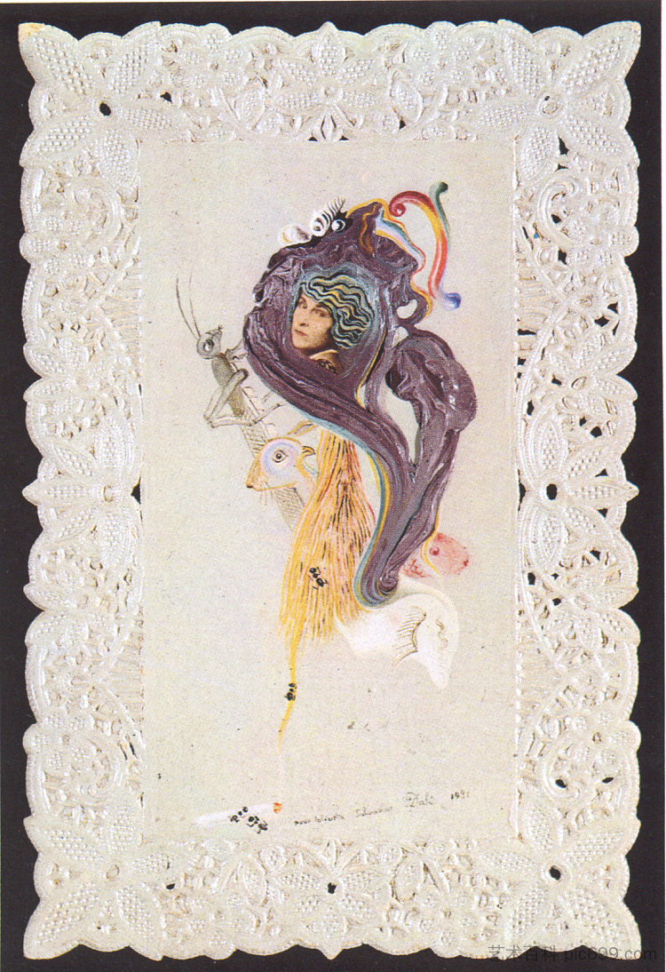 嘎拉的肖像 Portrait of Gala (1931),萨尔瓦多·达利