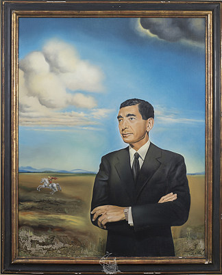 老约翰·兰格罗斯·勒布画像 Portrait of John Langeloth Loeb, Sr. (1958)，萨尔瓦多·达利