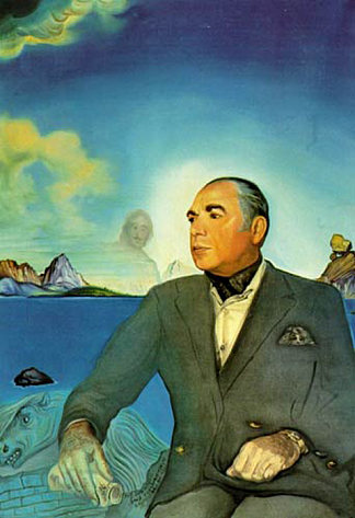 约翰·西奥多拉科普洛斯的肖像 Portrait of John Theodoracopoulos (1970)，萨尔瓦多·达利