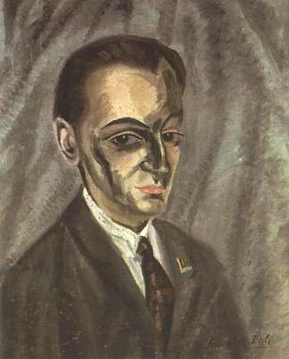何塞·托雷斯的肖像 Portrait of Jose M. Torres (c.1920)，萨尔瓦多·达利