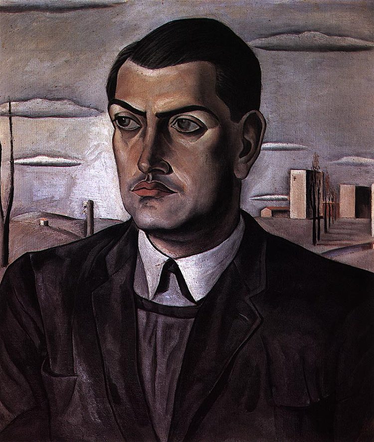 路易斯·布努埃尔的肖像 Portrait of Luis Bunuel (1924)，萨尔瓦多·达利