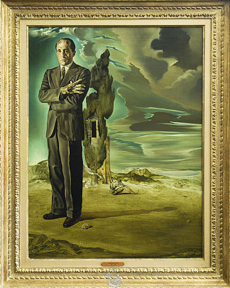 乔治·德·奎瓦斯侯爵的肖像 Portrait of Marquis George de Cuevas (1942)，萨尔瓦多·达利