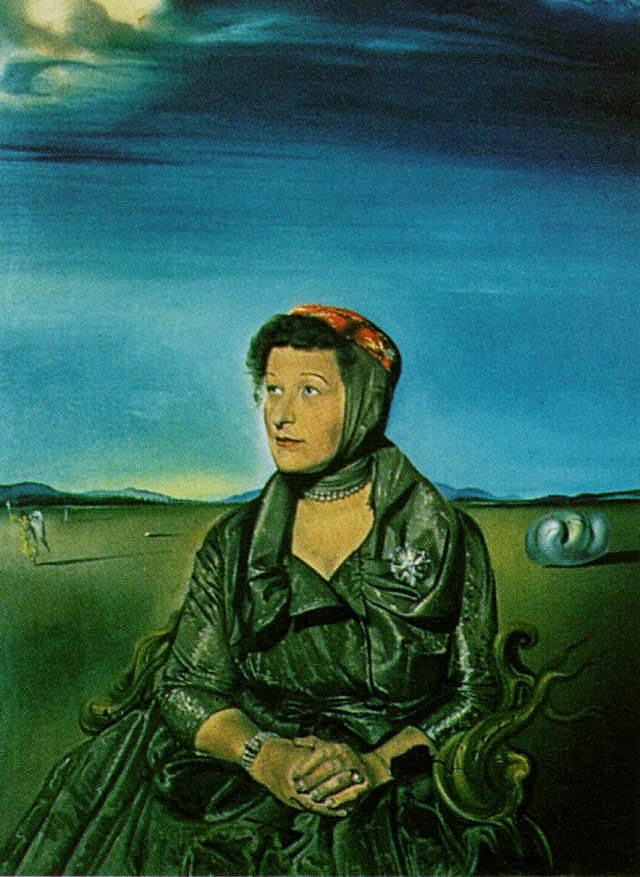 费根夫人的画像 Portrait of Mrs. Fagen (1960)，萨尔瓦多·达利