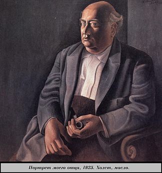 父亲的画像 Portrait of My Father (1925)，萨尔瓦多·达利