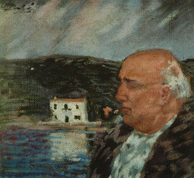 父亲的肖像 Portrait of my father (1920),萨尔瓦多·达利