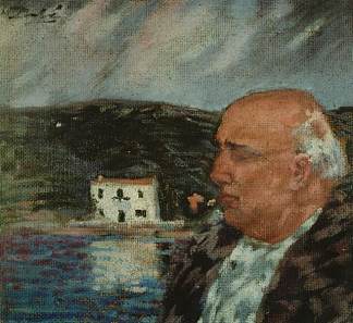 父亲的肖像 Portrait of my father (1920)，萨尔瓦多·达利
