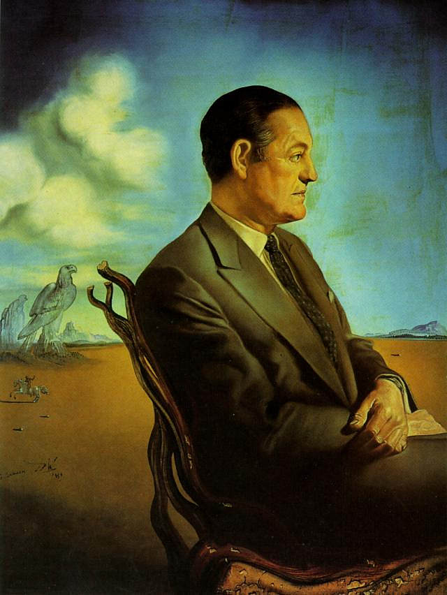肖像 Portrait of Reinaldo Herrera Marquis De Torre Casa (1959),萨尔瓦多·达利